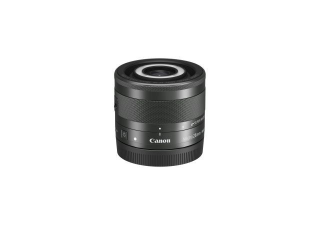 Canon prezentuje EF-M 28mm f/3.5 Macro IS STM - obiektyw AF z wbudowaną lampą makro  