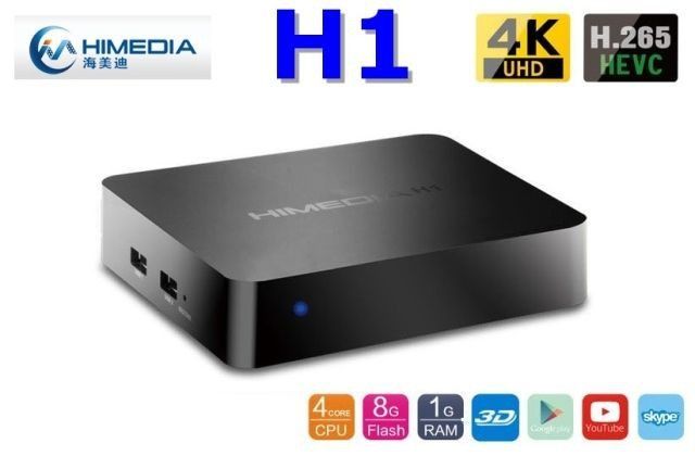 HiMedia H1 - czterordzeniowy Android TV BOX z 4K, 3D, BD ISO oraz  DTS i Dolby Digital passthrough