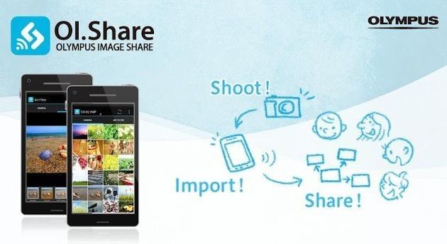 Olympus Image Share: wysyłaj w prosty sposób zdjęcia z aparatu fotograficznego do smartfonu