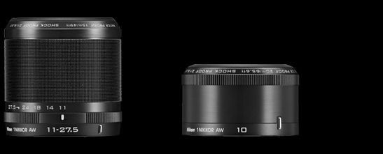 Nowe wodoszczelne, wstrząso- i mrozoodporne obiektywy do aparatu Nikon 1 AW1