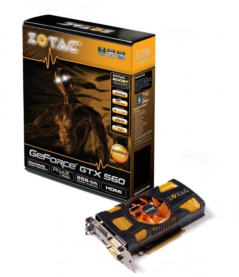ZOTAC prezentuje nową serię kart graficznych GeForce GTX 560
