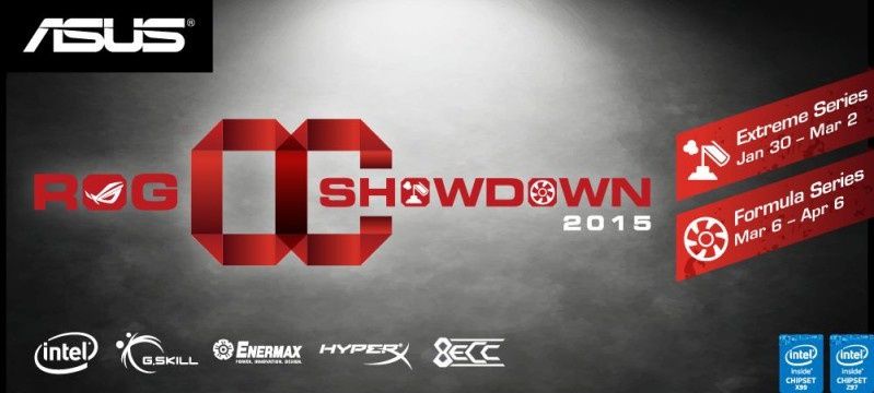ASUS Republic of Gamers zapowiada OC Showdown 2015