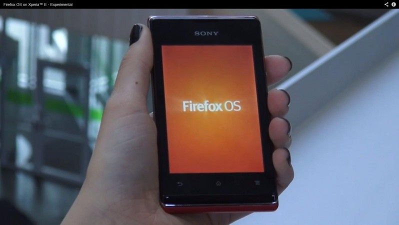 Sony pokazało eksperymentalny OS Firefox w smartfonie Xperia E (wideo)
