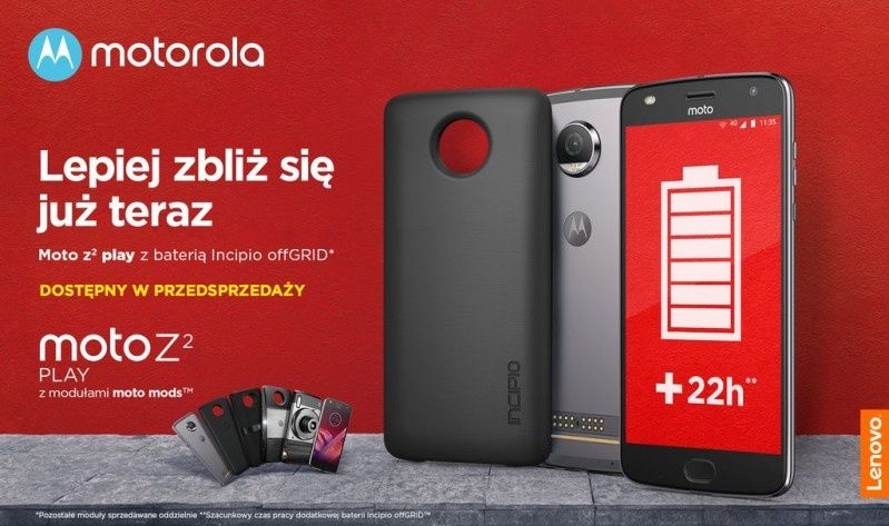 Ruszyła przedsprzedaż 2 generacji Motorola Moto Z Play
