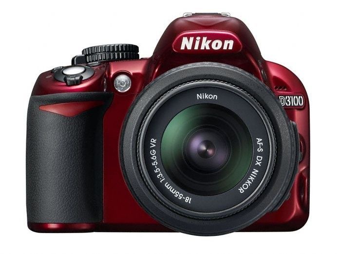 D3100 Red - pierwsza kolorowa lustrzanka Nikona