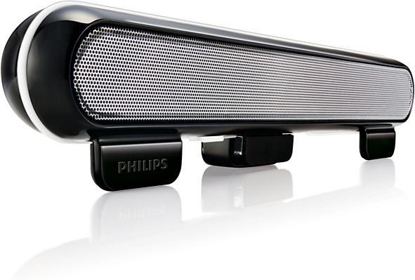 Philips: Zestaw głośnikowy SoundBar do laptopa 