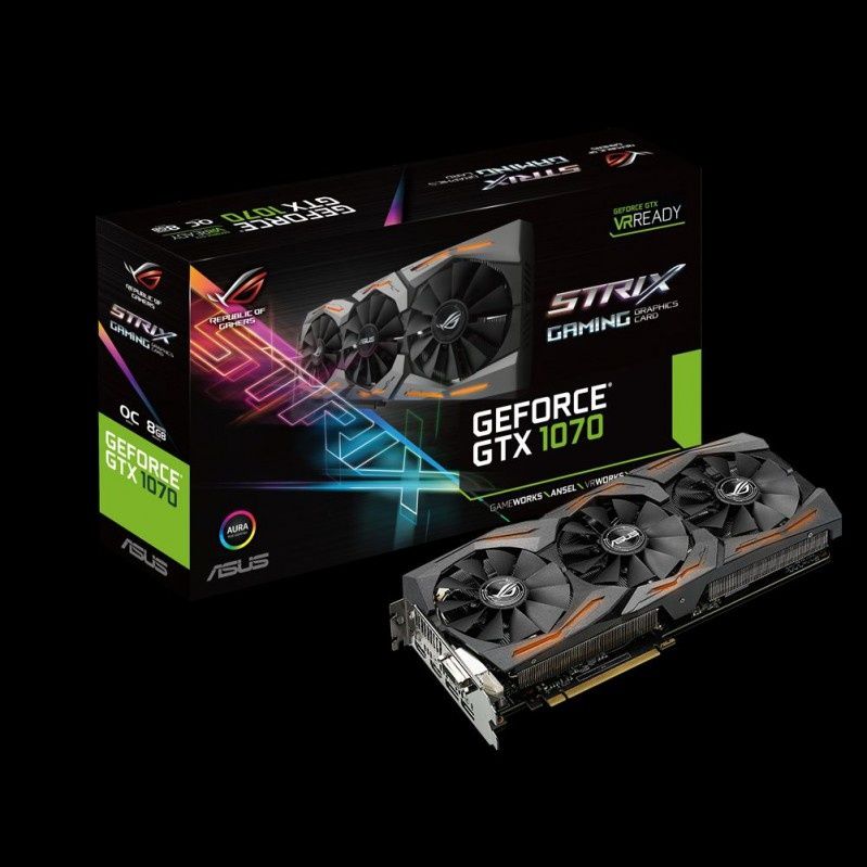 ASUS Republic of Gamers prezentuje ROG Strix GeForce GTX 1070