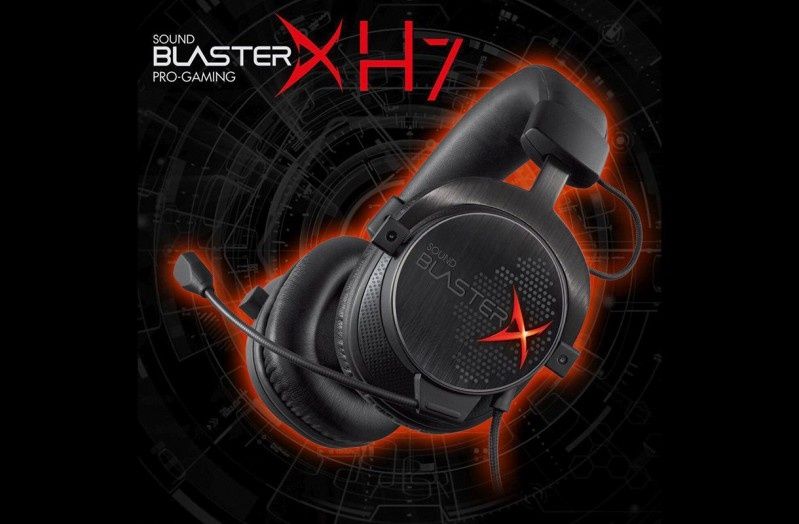 Słuchawki Sound BlasterX H7 - realistyczne brzmienie na wyciągnięcie ręki