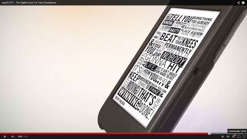 popSlate - inteligentna obudowa Twojego iPhone'a (wideo)
