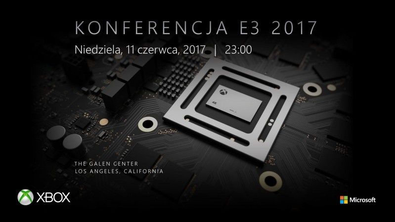 Prezentacja konsoli Project Scorpio. Oglądaj konferencję XboxE3, na żywo z Los Angeles, 11 czerwca 
