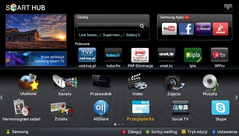 Filmy z YouTube w formacie 3D na Samsung Smart TV