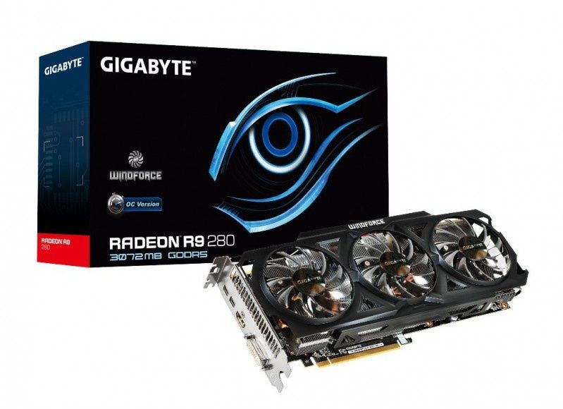 GIGABYTE prezentuje fabrycznie podkręcone karty graficzne  Radeon R9 280 i Radeon R7 265