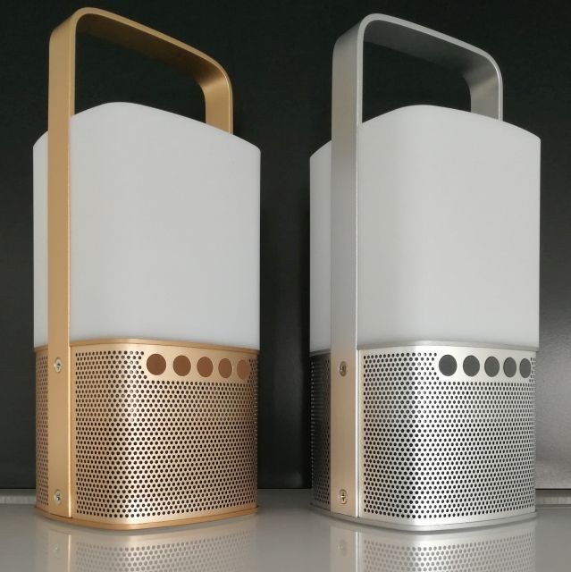 Scansonic Lighthouse - bezprzewodowy głośnik z lampą LED i bankiem do ładowania USB
