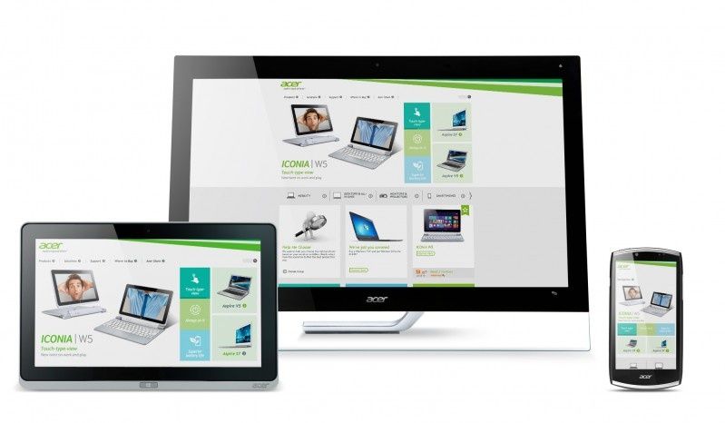 Nowa, bardziej intuicyjna witryna internetowa Acer.com