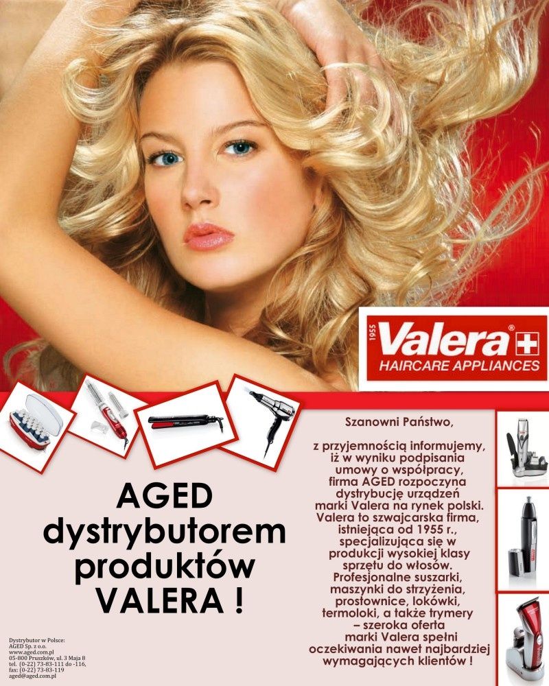 AGED dystrybutorem produktów VALERA !