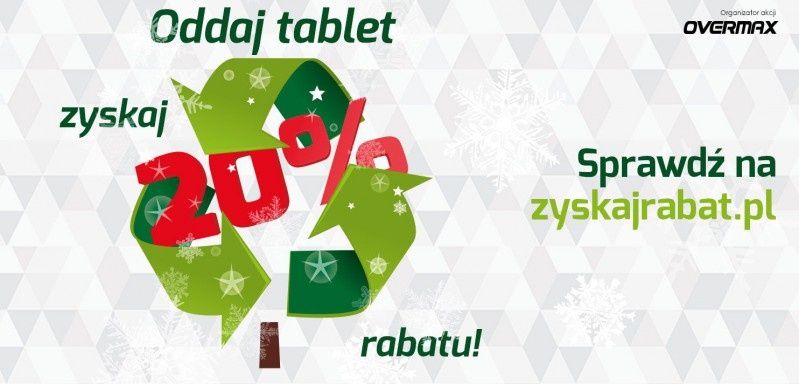 Recykling na święta - „Oddaj tablet, zyskaj 20% rabatu”