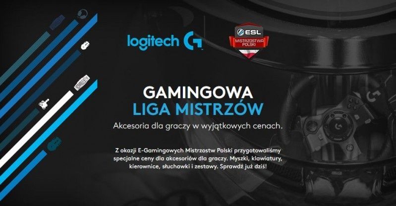 Logitech ogłasza obniżki cen w ramach promocji „Gamingowa Liga Mistrzów” i „Back 2 Work”