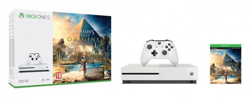 Microsoft wprowadza do sprzedaży zestawy z konsolą Xbox One S i grą Assassin's Creed Origins