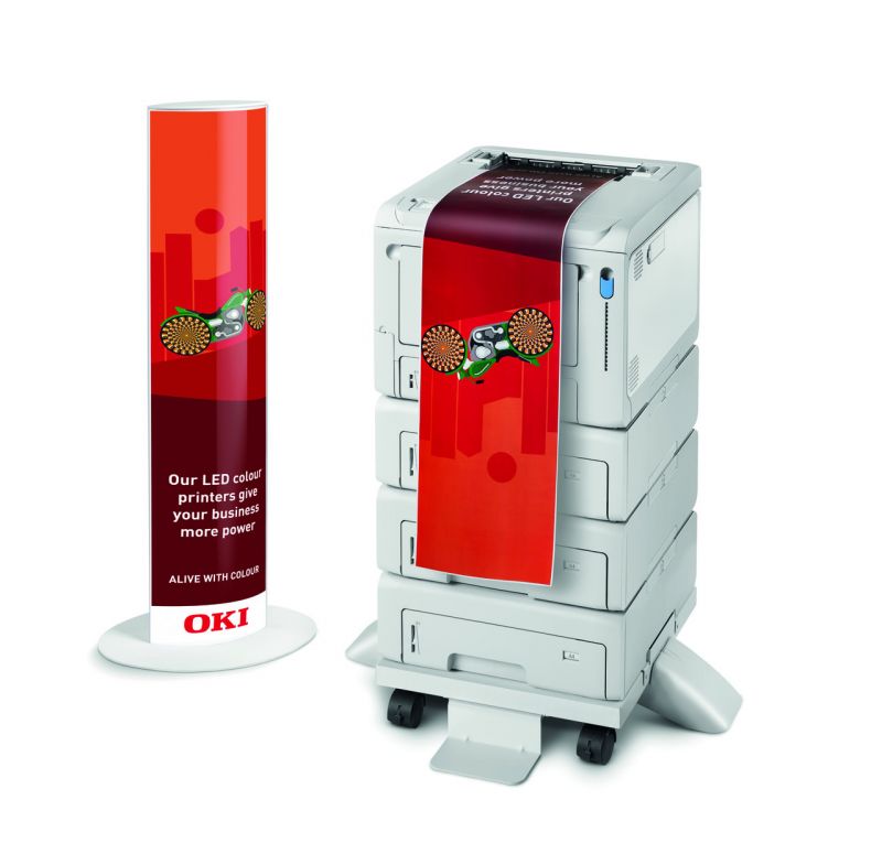 Firma OKI Europe wprowadza najmniejszą na świecie wysokowydajną kolorową drukarkę A4