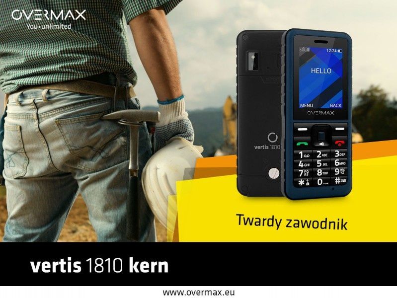 Vertis 1810 Kern - nowy telefon w ofercie marki Overmax