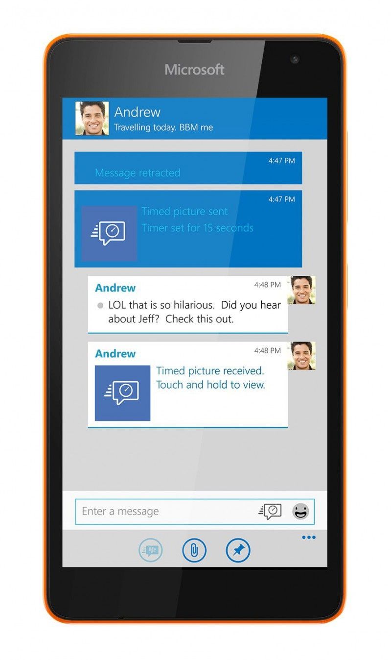 Aktualizacja komunikatora BBM na smartfony Windows Phone