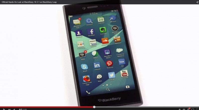 BlackBerry Leap zaprezentowany (wideo)