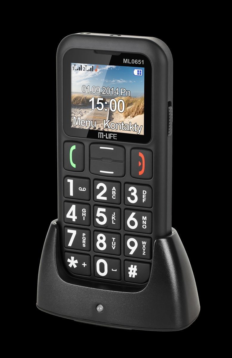 Kolejna nowość od M-LIFE - idealny dla Seniora telefon GSM z funkcją DUALSIM