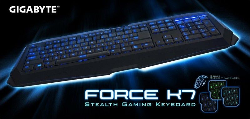 FORCE K7 - klawiatura dla graczy od Gigbyte