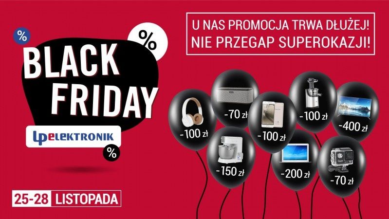 Black Friday w LPelektornik - produkty Kruger&Matz oraz AGD Teesa  z rabatem do 30% 