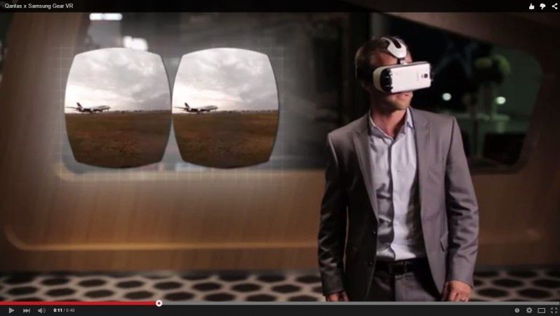 Samsung Gear VR w pierwszej klasie Quantas Airlines (wideo)