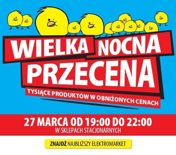 WielkaNOCNA przecena do -70% tylko 27.03 od godz. 22:00