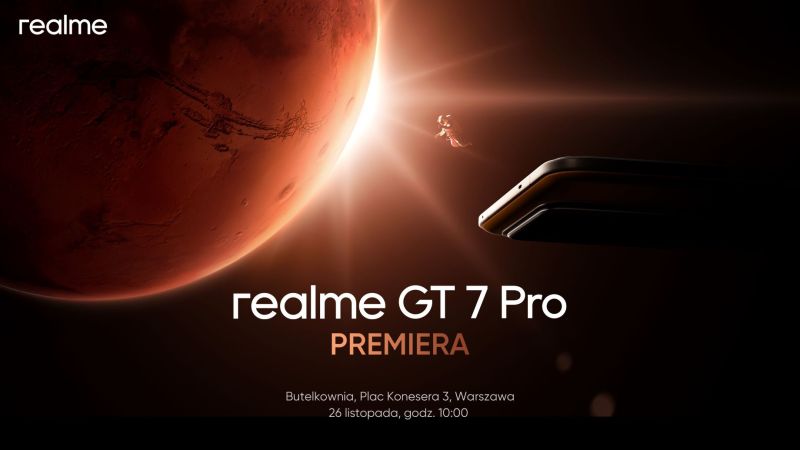 Polska premiera realme GT 7 Pro już 26 listopada