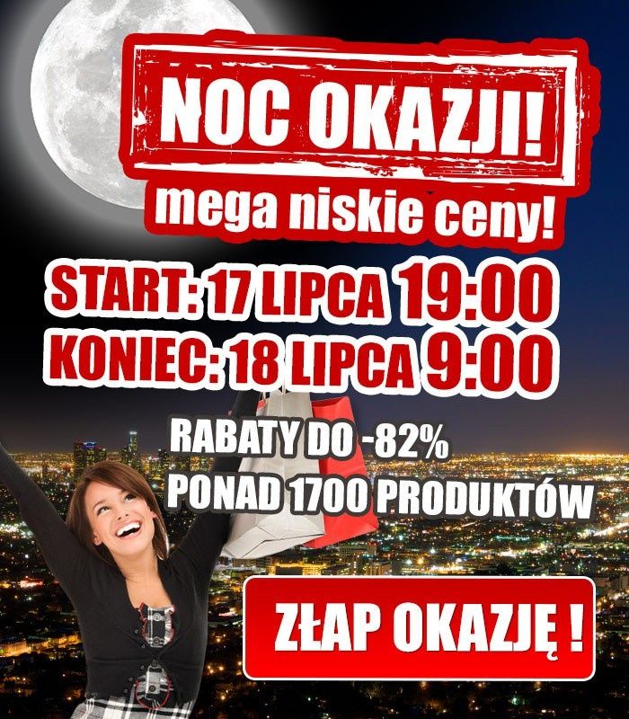 Noc okazji w Agito.pl do -82% tylko dzisiaj!