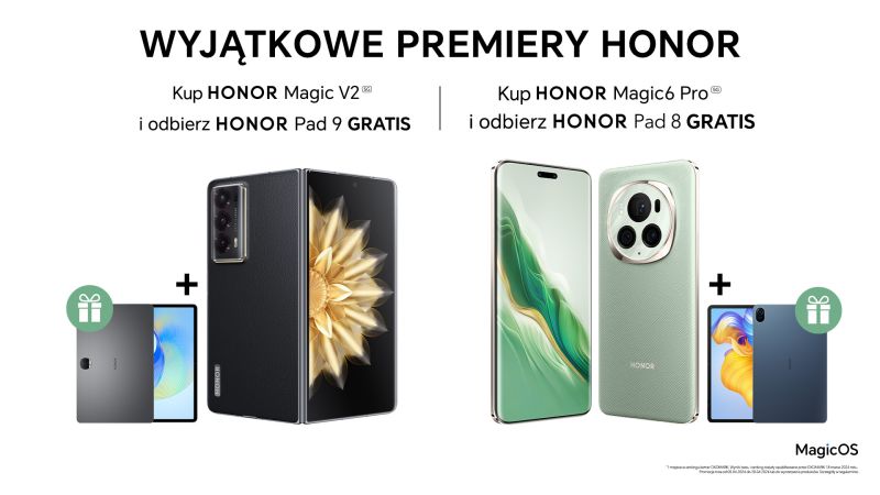 Innowacje nadchodzą - nowe smartfony HONOR z serii Magic od 5 kwietnia będą dostępne w Polsce!