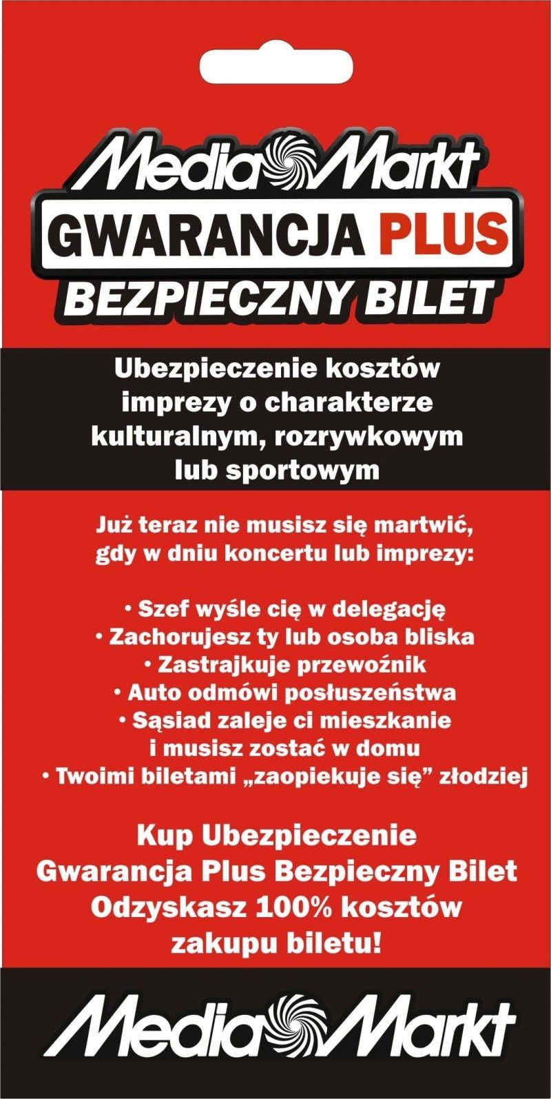 Media Markt: Ubezpiecz swój bilet na koncert lub imprezę