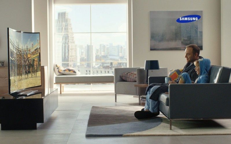 Reklama telewizorów Samsung Curved UHD HU8500 (wideo)