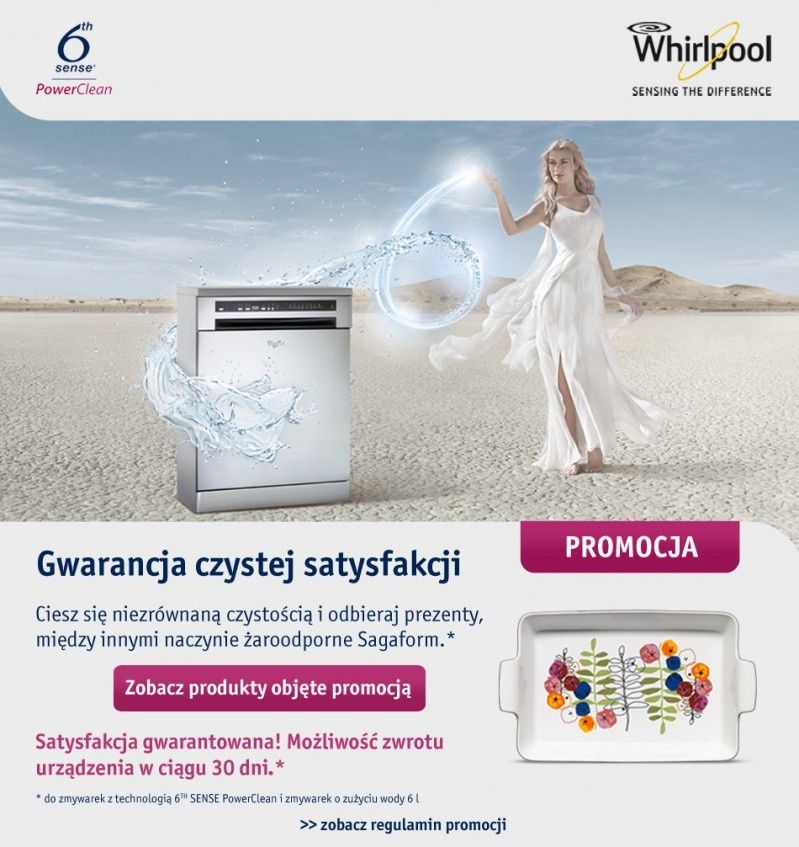 Promocja Whirlpool - satysfakcja gwarantowana