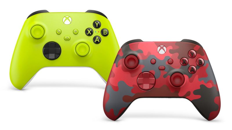 Xbox prezentuje dwa nowe kontrolery bezprzewodowe – Electric Volt oraz Daystrike Camo Special Edition