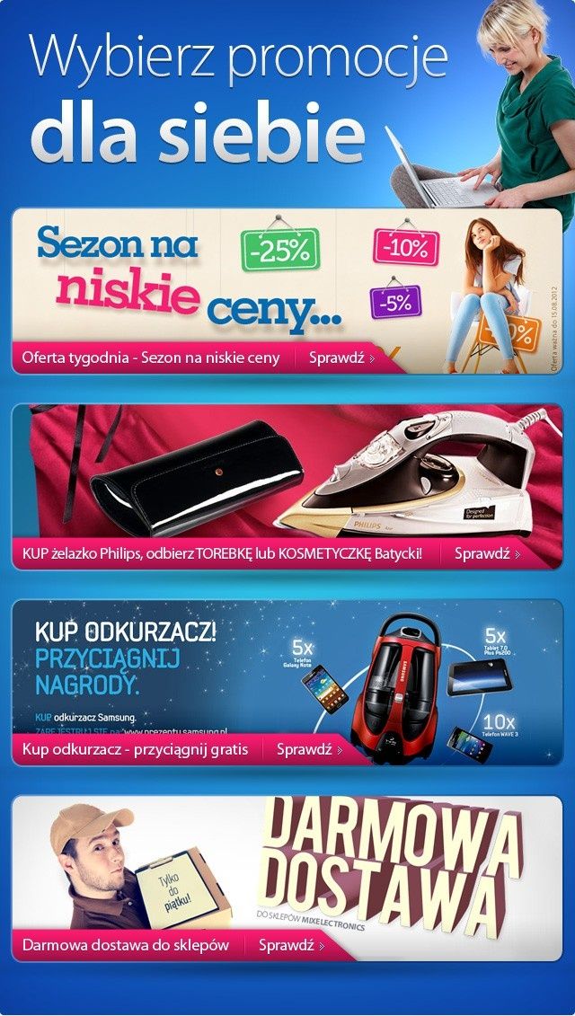 Kup żelazko Philips - torebka lub kosmetyczka Batycki gratis