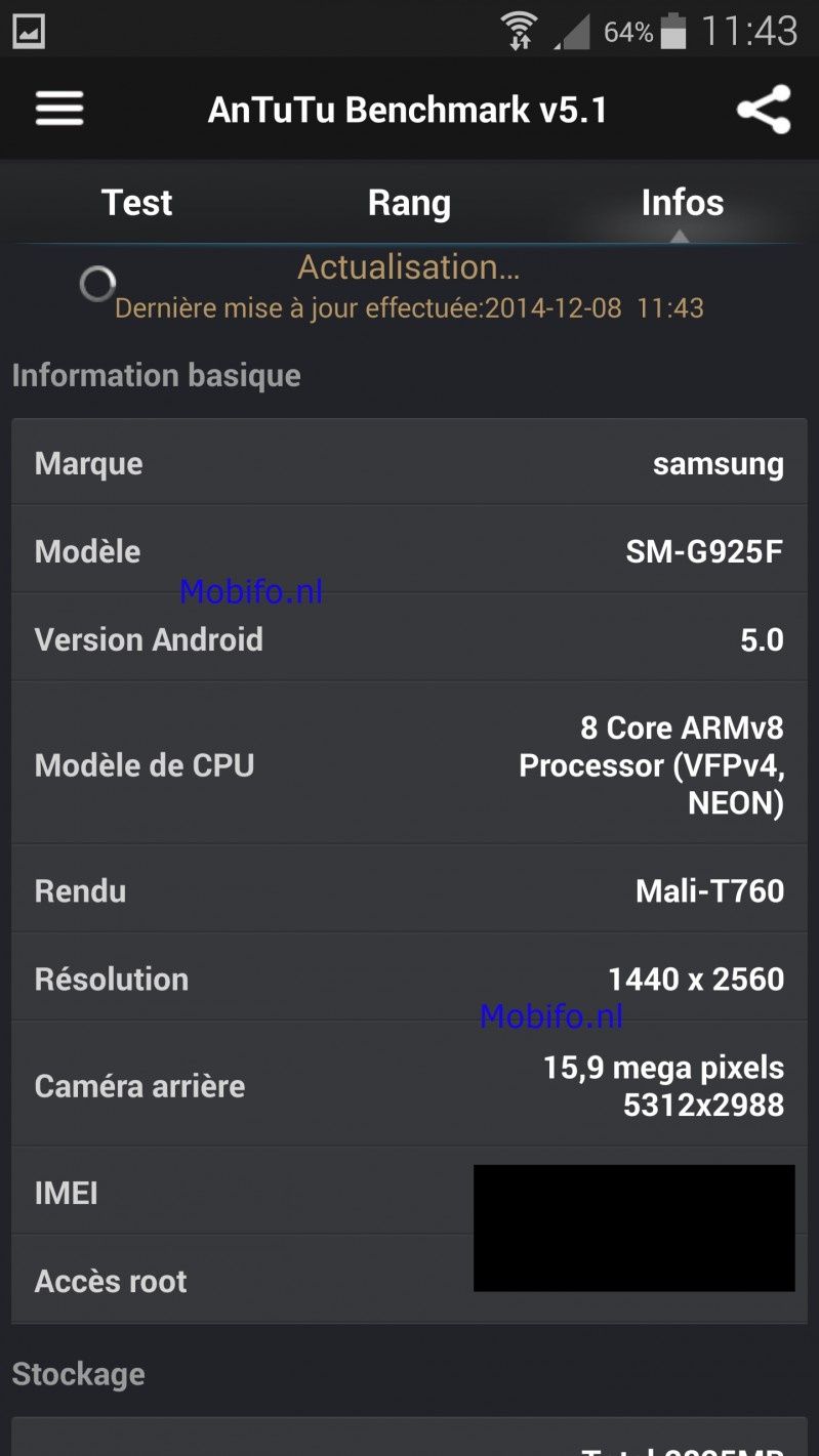 Samsung Galaxy S6 - przecieki co do specyfikacji