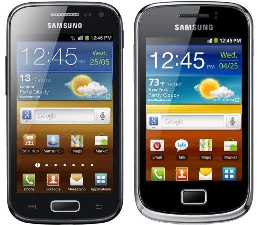 Samsung Galaxy Ace 2 oraz Galaxy Mini 2