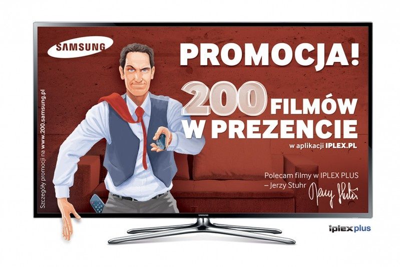 200 filmów w prezencie - akcja promocyjna Samsung i iplex.pl