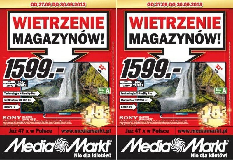 Media Markt wietrzy magazyny