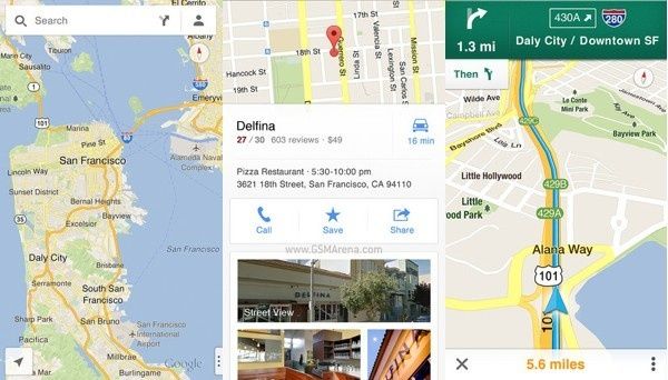 Aplikacja Google Maps dotępna na iPhona
