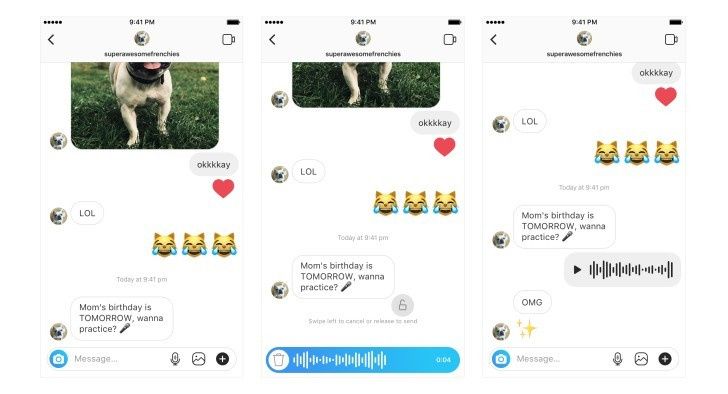 Instagram Direct z nową funkcją głosową