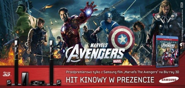 Avengers Marvela na Blu-ray 3D dostępny przed polską premierą tylko z zestawami kina domowego Samsung 