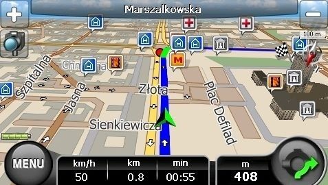 MapaMap 6.6 - Nawigacja do samochodu, na rower i w góry