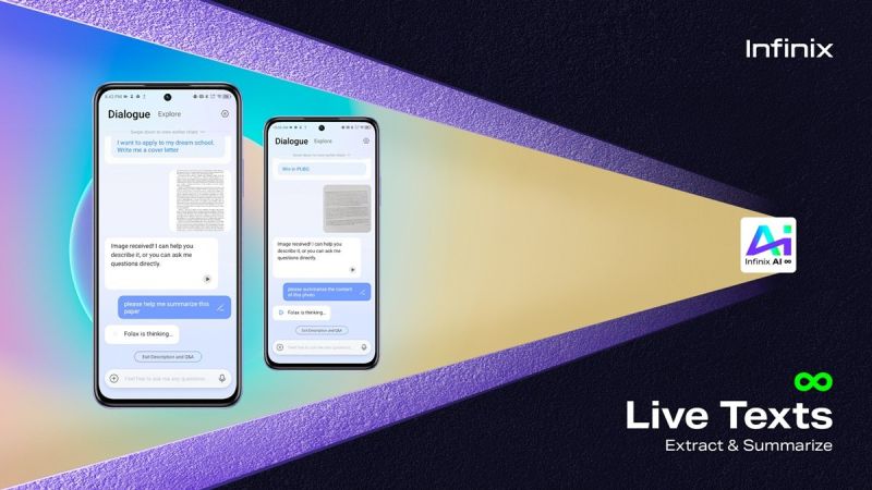 Infinix AI∞ - nowe możliwości sztucznej inteligencji w smartfonach