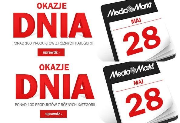 Okazje dnia 28 maja w Media Markt