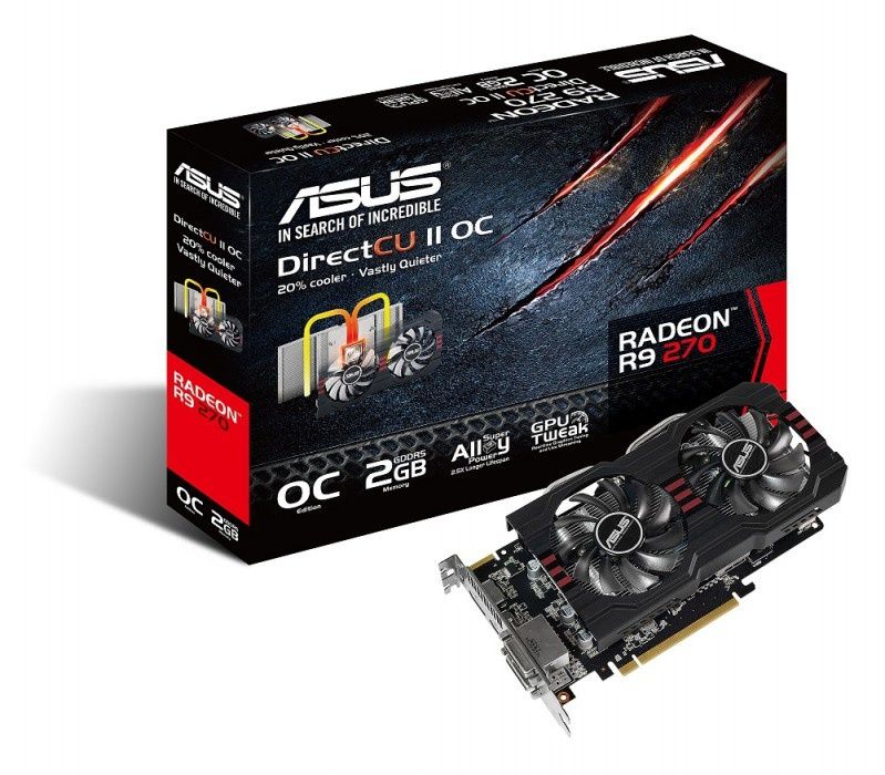 Karta graficzna ASUS R9 270 DirectCU II OC zapowiedziana